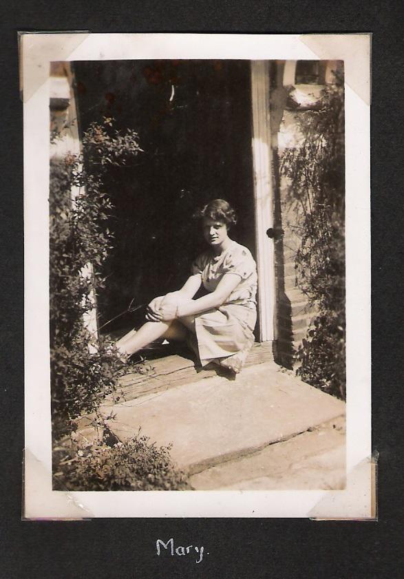 1937 - Mary Macafee - At Entrance to Green Court